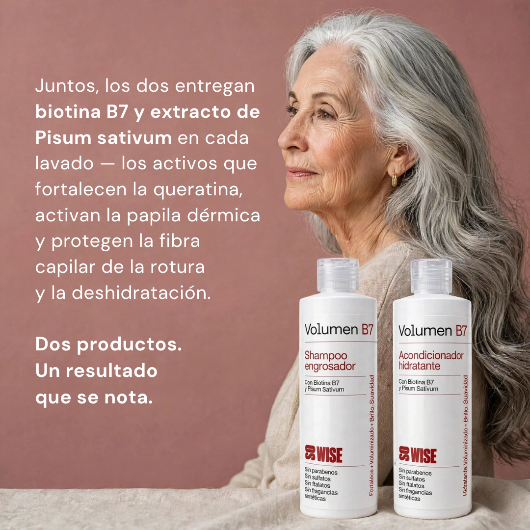 Pack Volumen B7 – Shampoo + Acondicionador 2+2