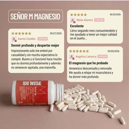 Señor M Magnesio Bisglicinato 350 mg