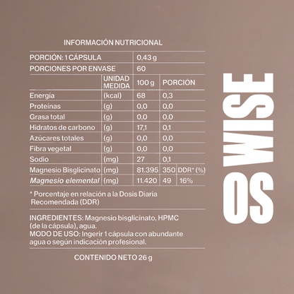 Señor M Magnesio Bisglicinato 350 mg