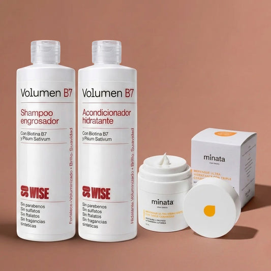 Pack Piel y Pelo (Shampoo B7 + Acondicionador B7 + Crema Facial)