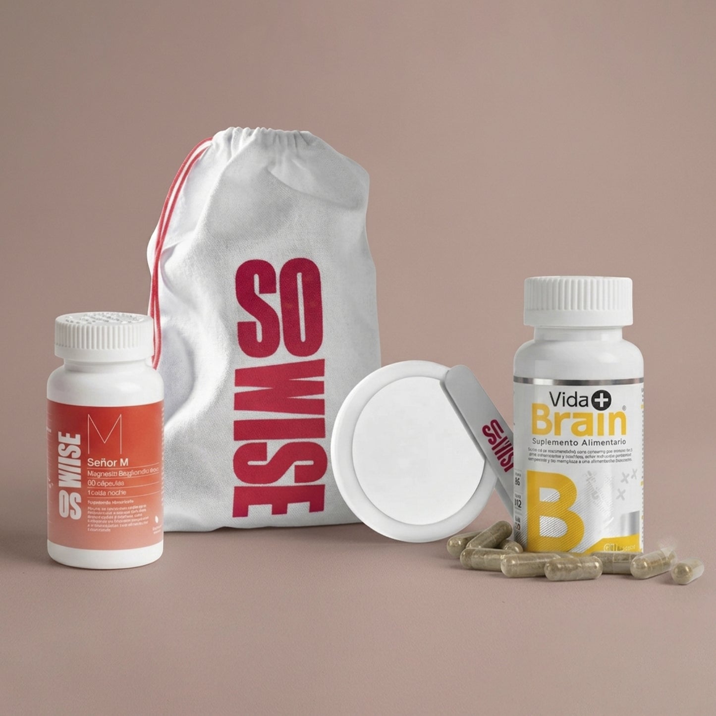 Pack Señor M + Vida Brain + Espejo So Wise